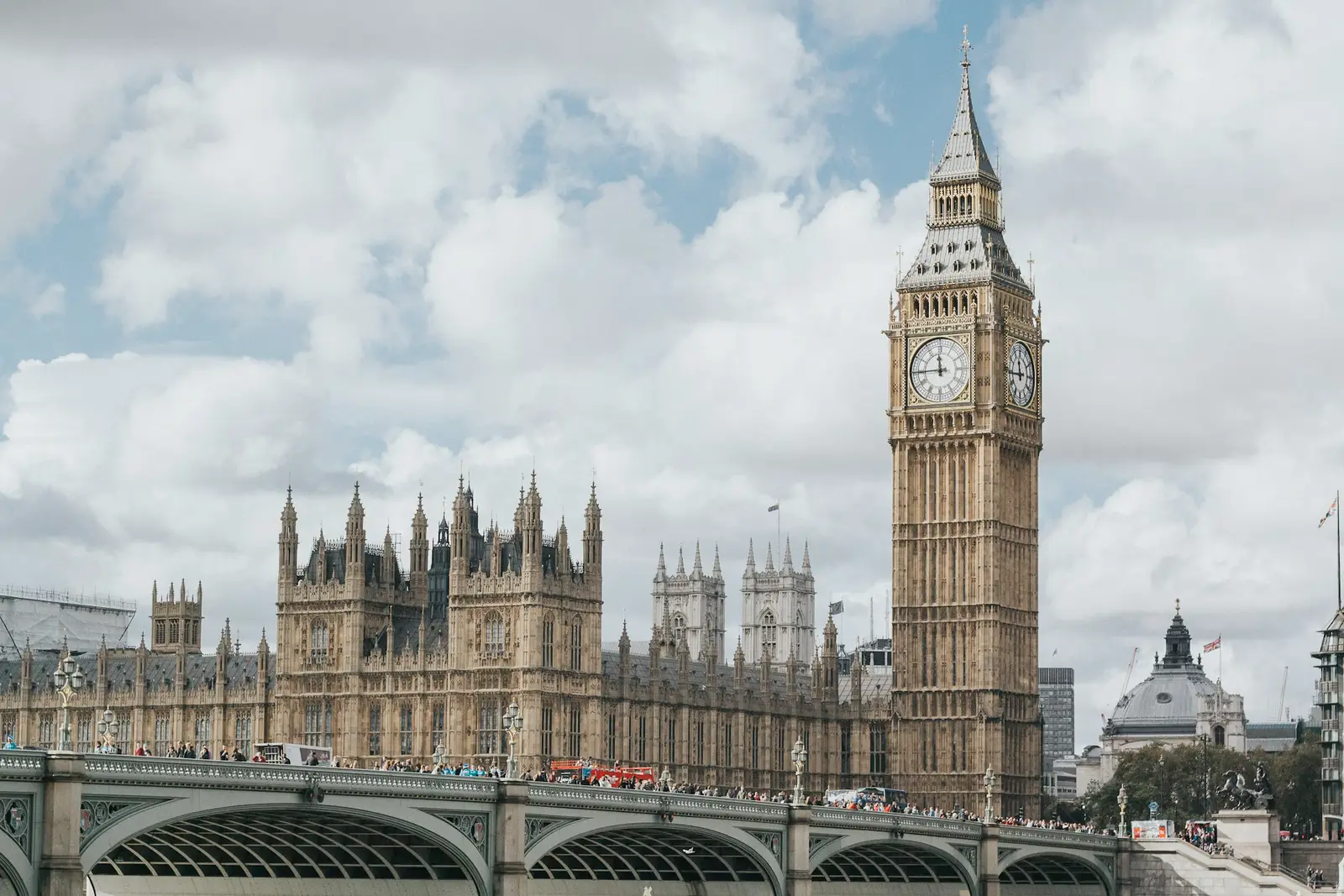 London skyline with Big Ben